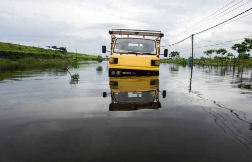 Porong Banjir, Beberapa Jadwal Kereta Dihentikan