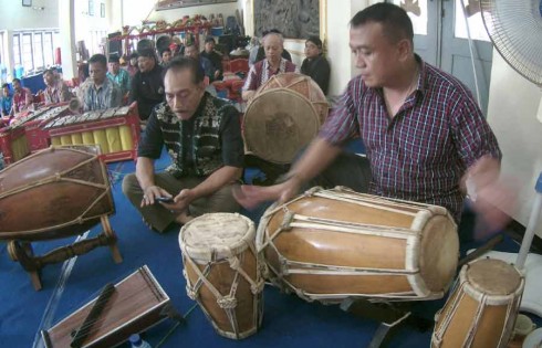 Kegiatan Pasinaon Dalang dan Karawitan Marinir Diresmikan