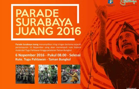 Semangat Menggelora dalam Parade Surabaya Juang 2016
