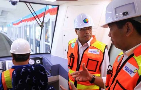 Skytrain Bandara Internasional Soekarno-Hatta Diuji Coba