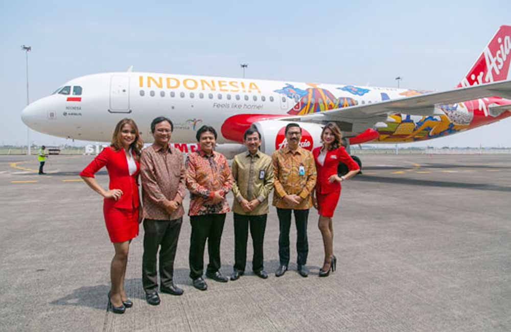 AirAsia Promosikan Wonderful Indonesia lewat Livery Khas Nusantara