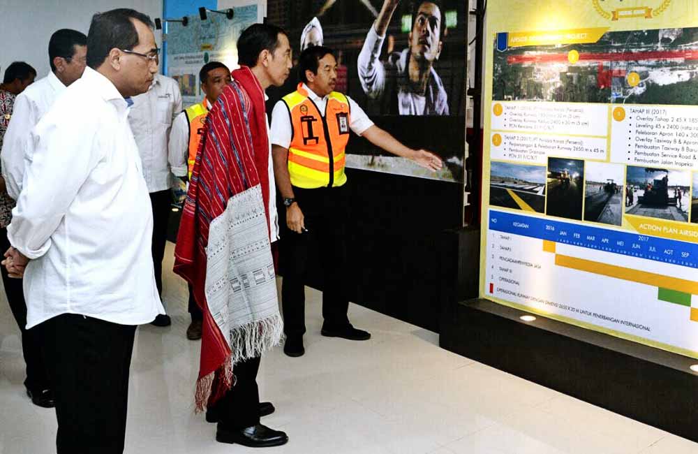 Presiden Kunjungi Bandara Internasional Silangit