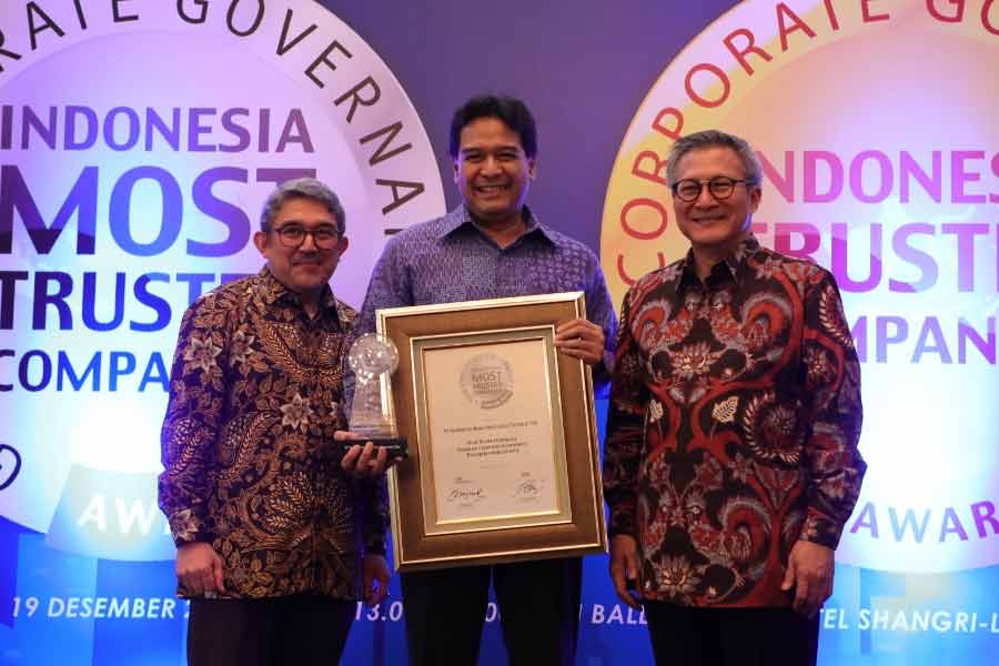 Telkom Dinobatkan sebagai Perusahaan Terpercaya