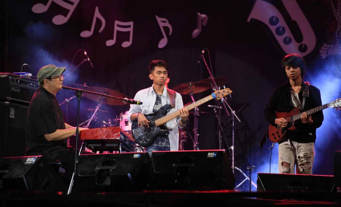 Aksi Tom Grant dan Idang Rasjidi di Jazz Traffic Festival 2018