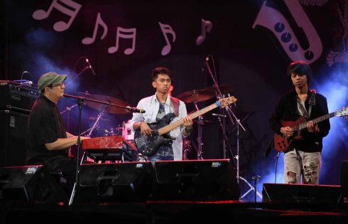 Aksi Tom Grant dan Idang Rasjidi di Jazz Traffic Festival 2018