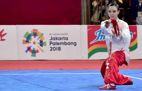 Raih Emas di Asian Games 2018, Lindswell Kwok Dijuluki Ratu Wushu Asia