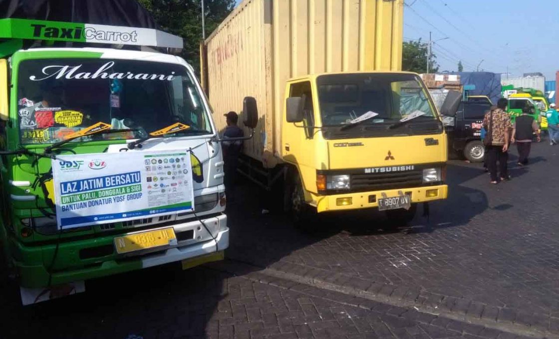 Kolaborasi FOZ Jatim, Kirim Logistik ke Palu