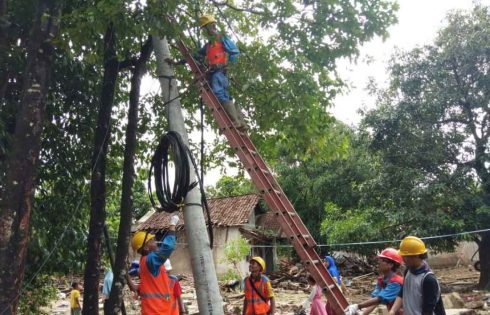 Pemulihan Kelistrikan Selat Sunda Capai 100 Persen Pemulihan Kelistrikan Paska Tsunami Selat Sunda
