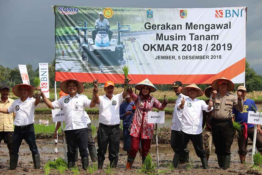 BNI Lanjutkan Gerakan Mengawal Musim Tanam