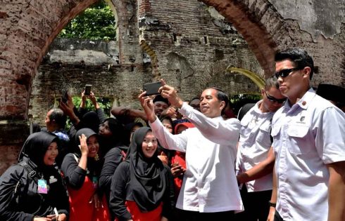 Ditemani Ibu Negara, Presiden Kunjungi Benteng Van den Bosch Presiden di Benteng Van den Bosch