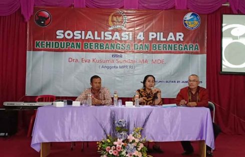 Sosialisasi 4 Pilar MPR dengan BAMAG Blitar Raya