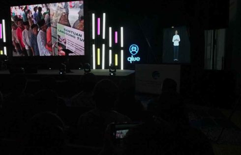 Saat Hologram Jokowi Hadiri Smart Citizen Day 2019