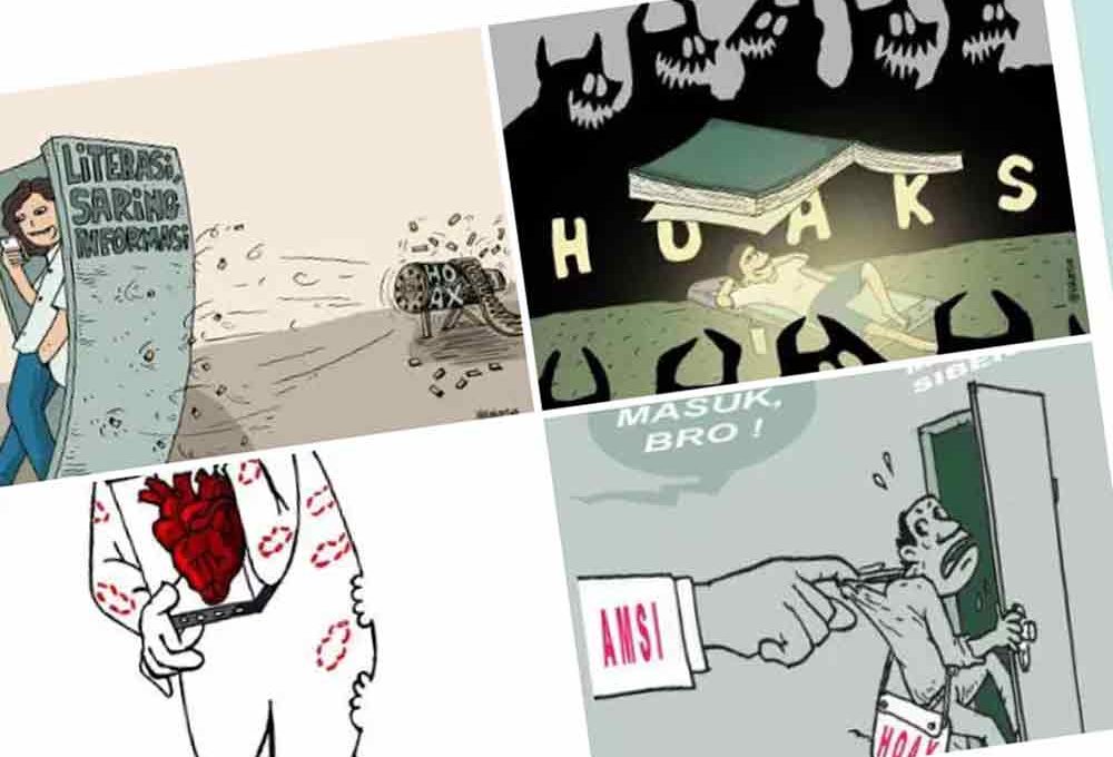 Puluhan Kartun Anti Hoax Banjiri Kontes AMSI Jatim