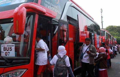 Ribuan Warga ikuti Program Mudik Gratis Angkasa Pura II
