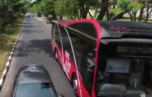 Suroboyo Bus Buka Rute Jl MERR