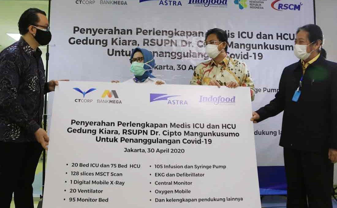 Bantu Perlengkapan Medis, Astra Berharap Percepatan Penanganan Pasien Covid-19