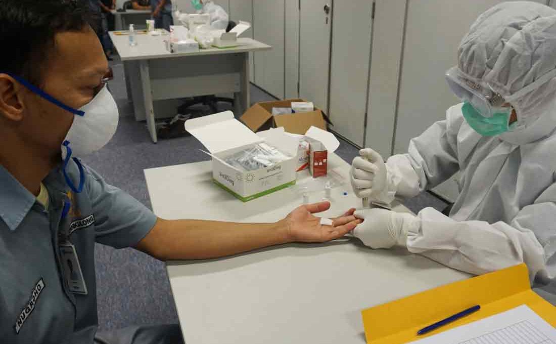Peruri Gelar Rapid Test jelang New Normal