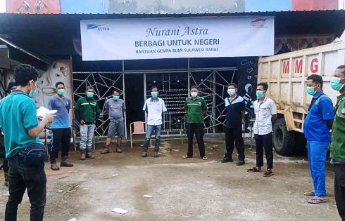 Kerahkan Alat Berat, Nurani Astra Hadir Membantu Korban Gempa Sulbar