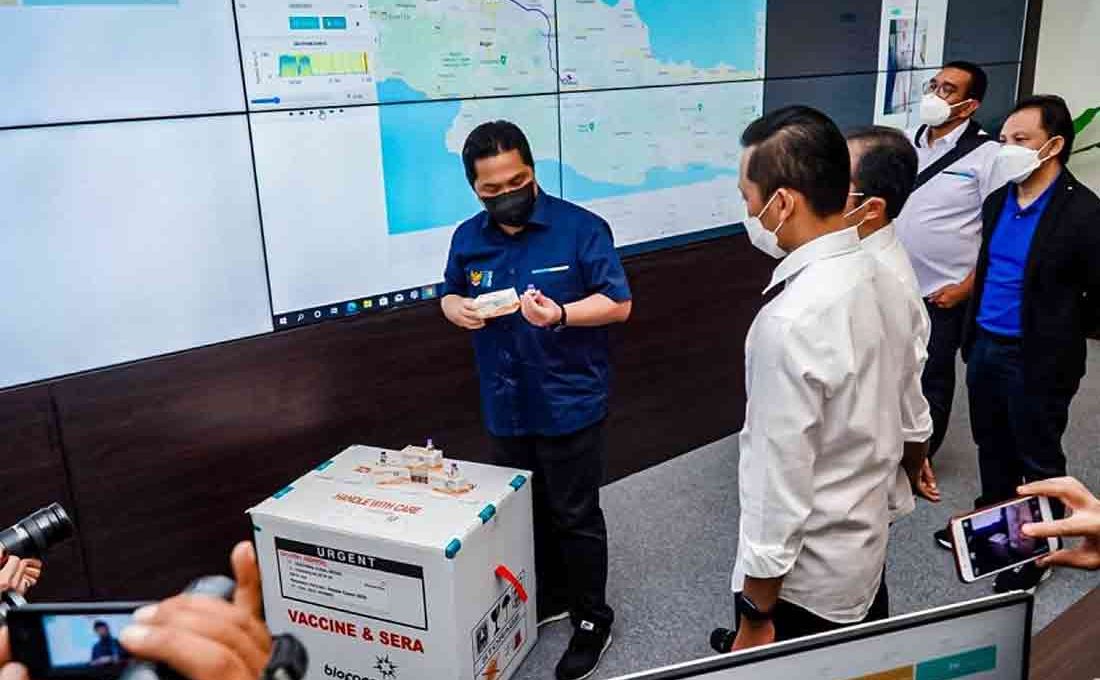 Menteri BUMN Minta Bio Farma Tingkatkan Kesiapan Produksi Vaksin Covid-19
