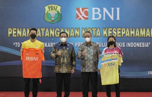 Turut Memajukan Olahraga, BNI Jadi Pendukung Resmi Bulu Tangkis Nasional