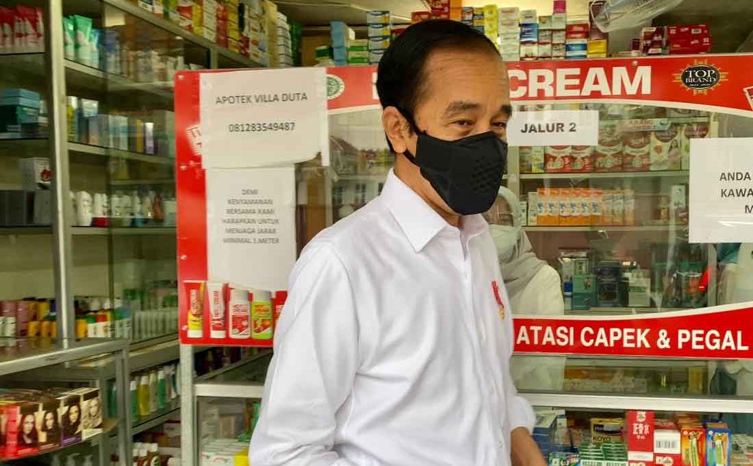 Kunjungi Apotik, Presiden Jumpai Obat dan Vitamin alami Kekurangan Stok