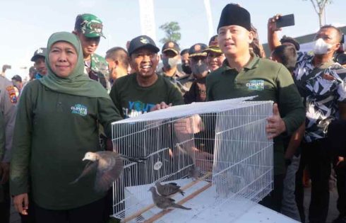 Gerakan Menanam Sejuta Pohon, Gubernur Jatim: Niatkan Sedekah Oksigen!