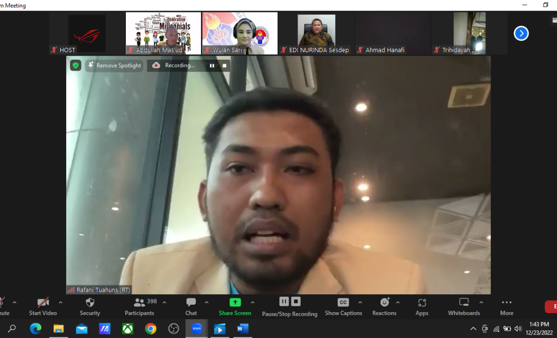 Bahas Kepemimpinan Milenial dan Masa Depan Indonesia, Kemenpora Gelar Forum Organisasi Kepemudaan