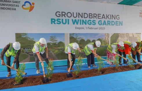Yayasan WINGS Peduli bersama UI dan RSUI Ciptakan Healing Garden untuk Taman Penyembuhan Alami