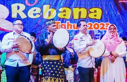 Lomba Rebana dan Kompang Kota Dumai, Agar Tradisi terus Lestari Seremoni pembukaan lomba