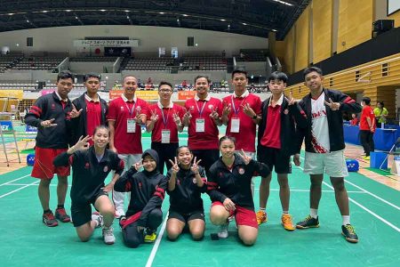 Indonesia raih predikat runner-up Badminton dan Para Badminton di ajang Asia Junior Sports Exchange Games 2023 (26-28 Agustus) di Komazawa Olympic Park Tokyo, Jepang. (foto: dok kemenpora)