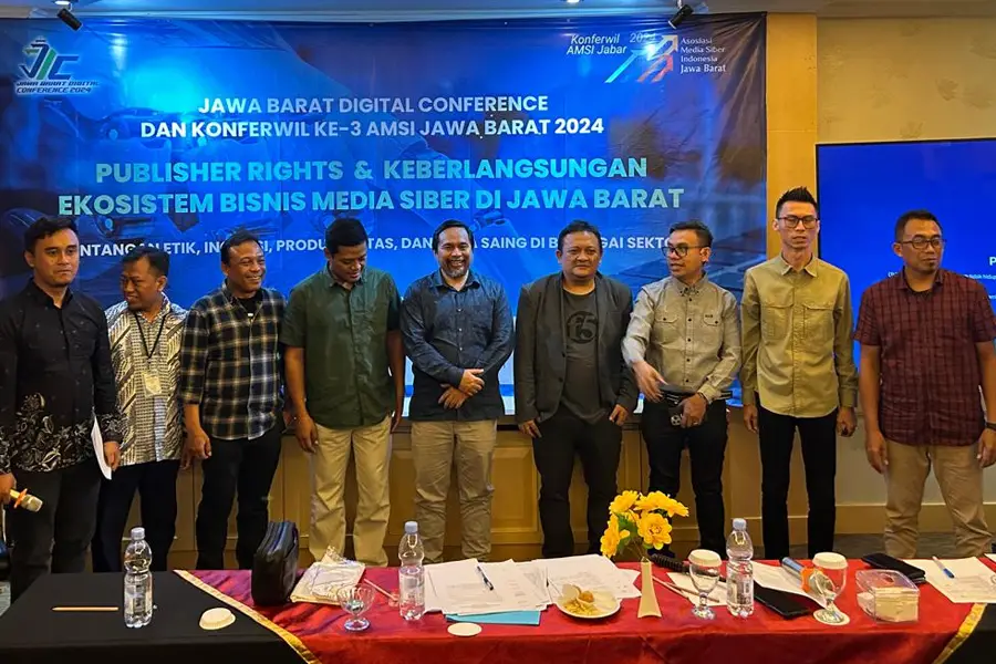 Pasangan Satrya Graha dan Subagja Hamara terpilih jadi Ketua dan Sekretaris AMSI Jabar 2024-2028