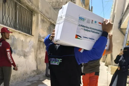 Tiba di Yordania, Tim Kemanusiaan YDSF Langsung Salurkan Bantuan ke Camp Pengungsi Perbatasan