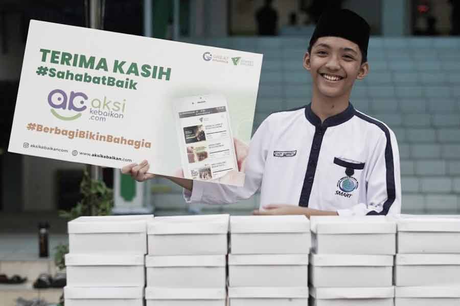 Aksi Kebaikan Salurkan 200 Paket Berbuka untuk Siswa Marginal Penghafal Al-Qur’an di Bogor Aksi Kebaikan Salurkan 200 Paket Berbuka untuk Siswa Marginal Penghafal Al-Qur'an